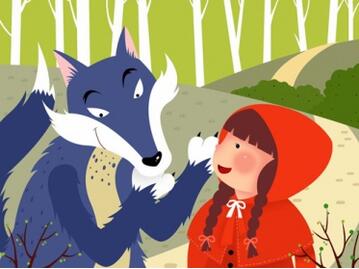 小红帽的故事：大灰狼和小红帽的故事