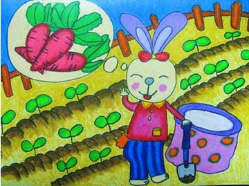 小白兔找萝卜的故事