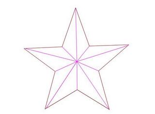 五角星怎么画？五角星的画法步骤图片