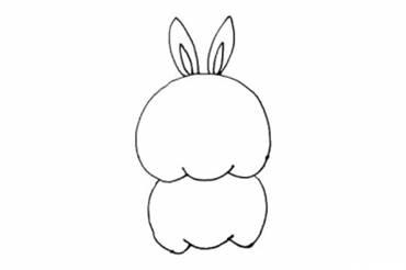 幼儿园流氓兔简笔画步骤图片