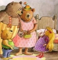 金发女孩和三只熊的故事