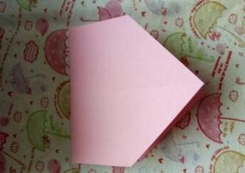 幼儿简易小猪手工折纸步骤图解