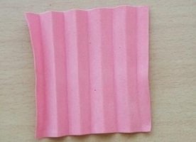 海绵纸手工蝴蝶结的折法
