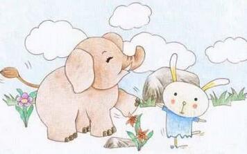 孕晚期胎教故事文字版：大象和他的长鼻子