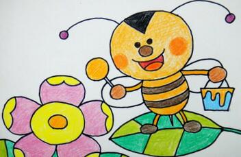小蜜蜂与油菜花的故事