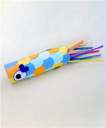 六一儿童节鲤鱼旗手工制作方法