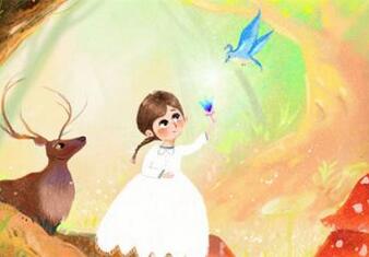 小学儿童短篇故事文字版：百灵鸟和她的孩子