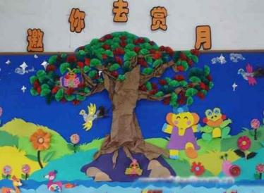 幼儿园中秋节主题墙面布置