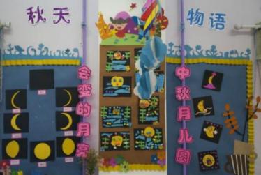 幼儿园中秋节主题墙怎么做