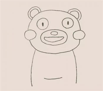 抱抱熊本熊简笔画教程图片