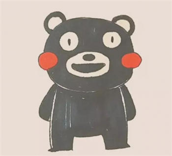 抱抱熊本熊简笔画教程图片