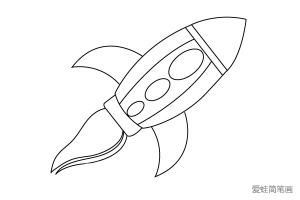 宇宙飞船简笔画怎么画步骤图片