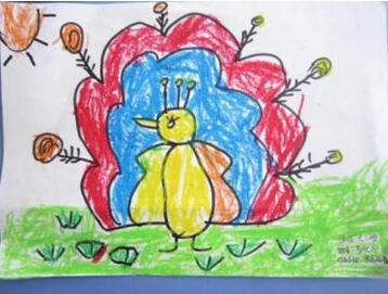 幼儿园中班美丽的孔雀美术教案