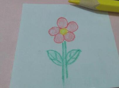 幼儿园简单花朵简笔画教程图片