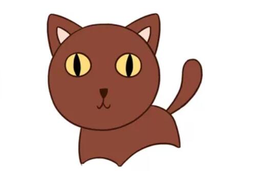 小猫咪简笔画教程图片 3分钟画出超萌小动物