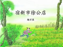 杨万里宿新市徐公店古诗带拼音版 意思及赏析