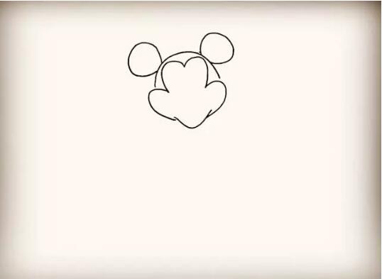如何画一个可爱的米老鼠简笔画教程图片