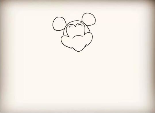 如何画一个可爱的米老鼠简笔画教程图片