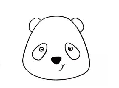 可爱的大熊猫简笔画教程图片
