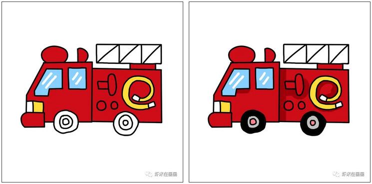 消防车简笔画教程图片
