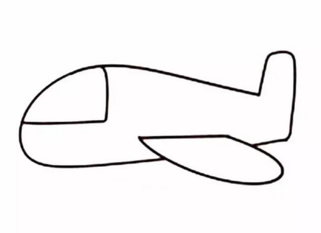 简单飞机简笔画教程图片