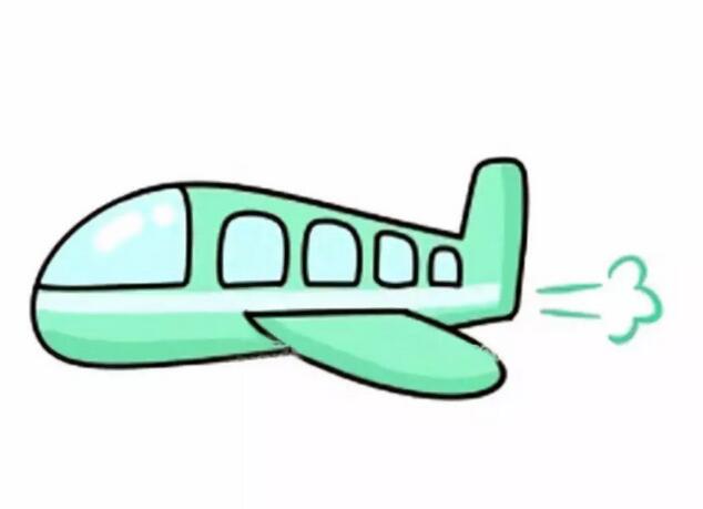 简单飞机简笔画教程图片