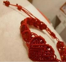 手工爱心红绳编织手链，送给你喜欢的她