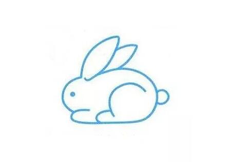 可爱的小白兔简笔画教程图片