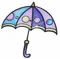 3种小雨伞简笔画教程图片 生活用品简笔画