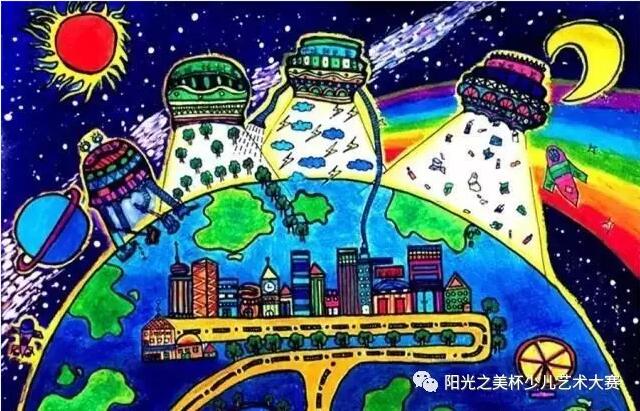 保护地球儿童画图片