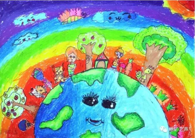 保护地球儿童画图片