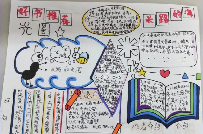 小学生好书推荐卡 读书手抄报图片大全