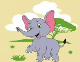 儿童小故事：大象的脚印
