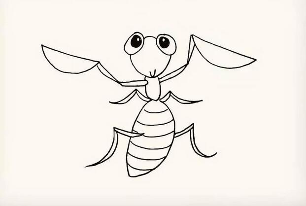 2种螳螂简笔画教程图片