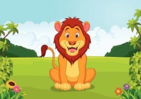 幼儿故事：胆小的狮子