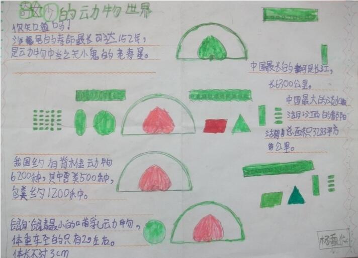 有趣的动物手抄报简单又漂亮