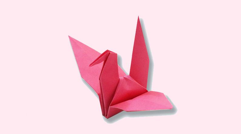 千纸鹤的折法视频