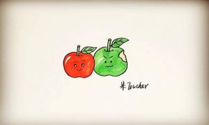 水果苹果简笔画教程图片