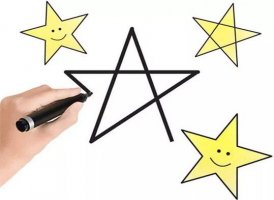 五角星怎么画？幼儿最简单的五角星画法