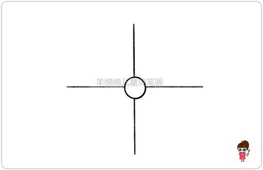 重阳节，学习画菊花简笔画