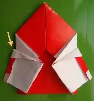 可爱的圣诞老人折纸图文教程