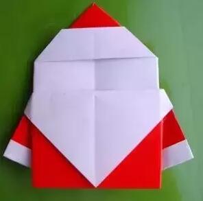 可爱的圣诞老人折纸图文教程