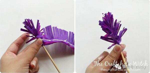 手工制作花朵 薄纸做风信子教程超简单