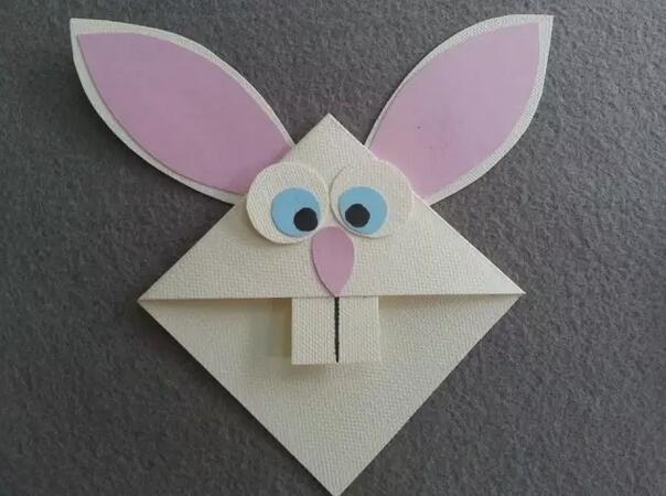 卡纸手工制作小兔子图片