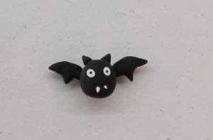 超轻粘土手工简单小动物蝙蝠教程图片
