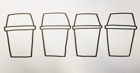 分类垃圾桶简笔画怎么画步骤图片