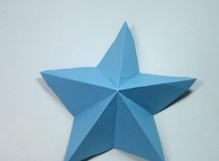 折纸立体五角星怎么折图解