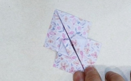 雨伞手工折纸步骤图解