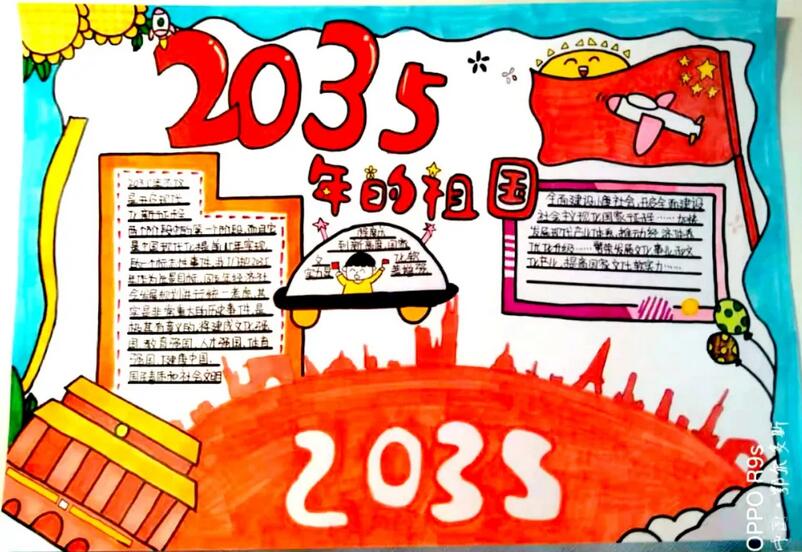 未来2035年的祖国手抄报图片大全