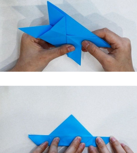 折纸乌篷船的折法图解教程